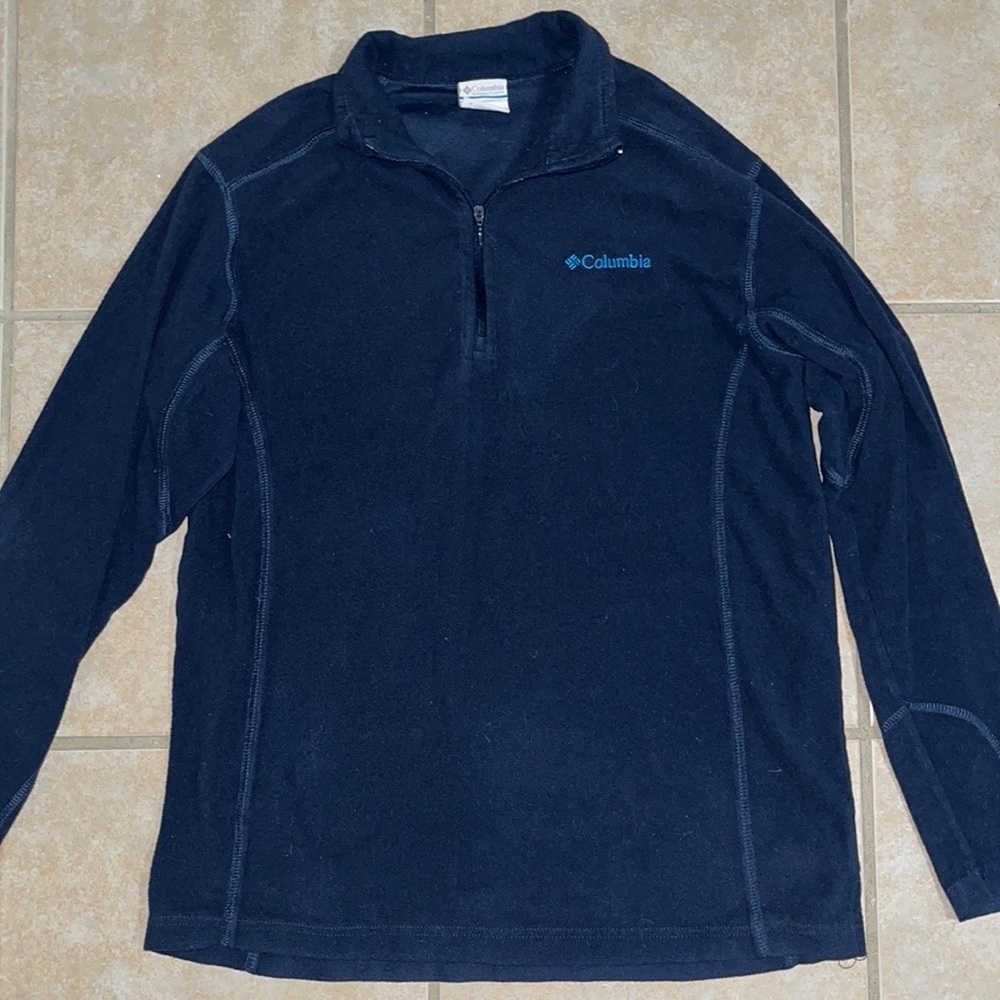 navy blue quarter zip